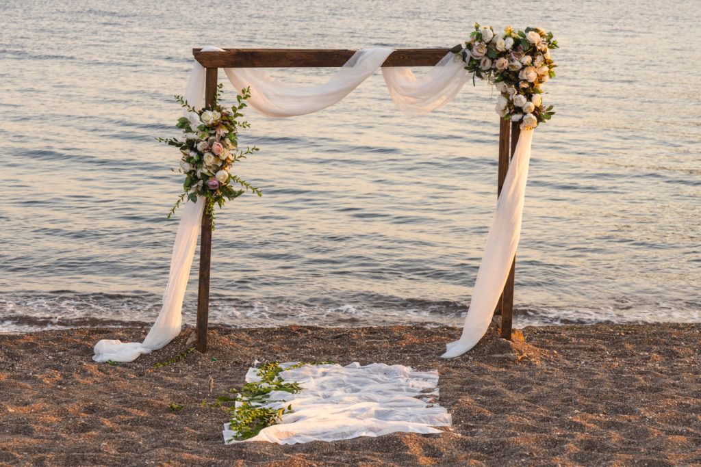 draping fabric wedding decor