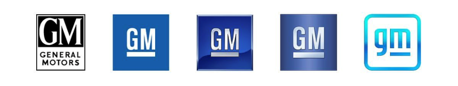 GM logo evolution