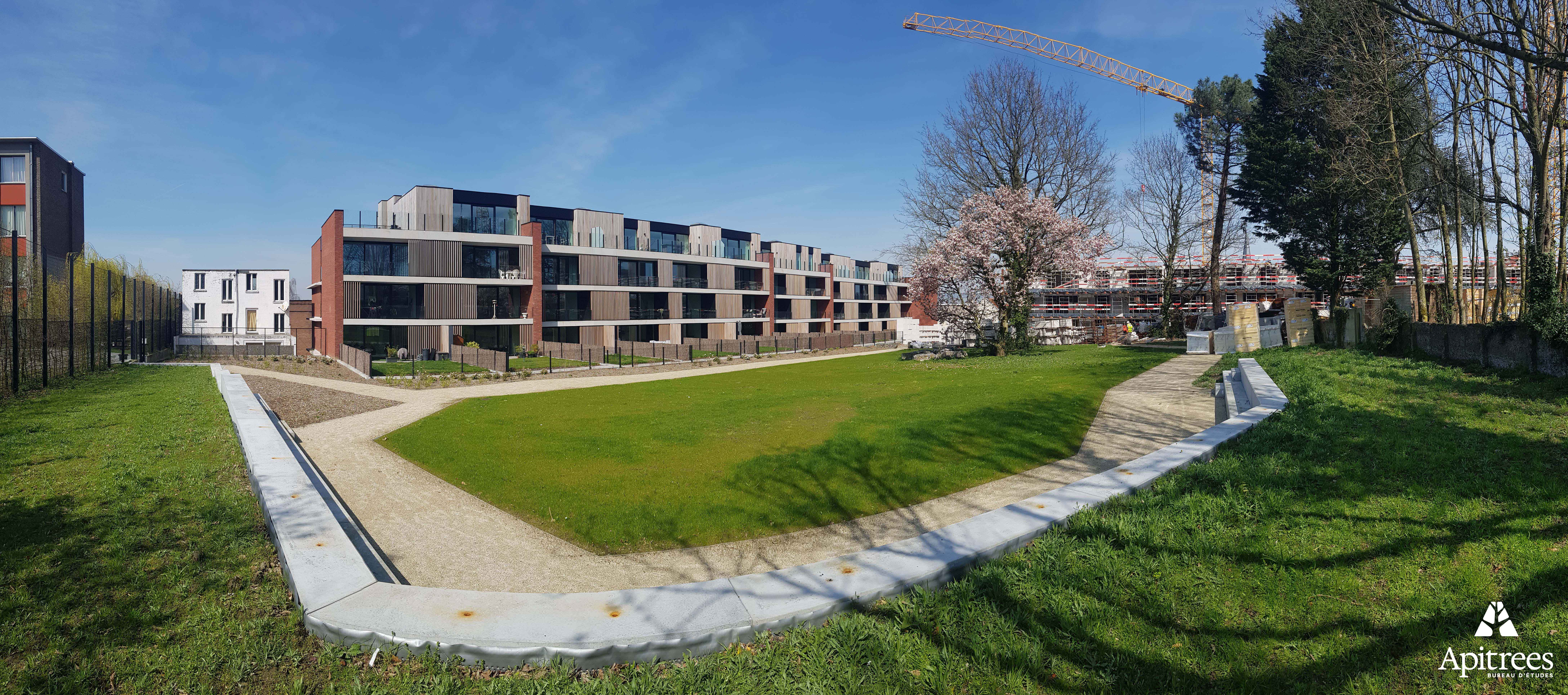 Aménagement paysager à Moulinval, Belgique