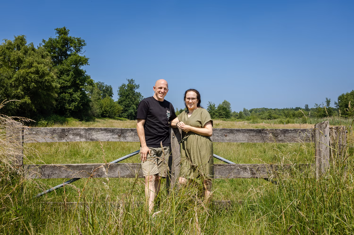 Laura en Wim van Fiks Bed & Boerderij in het Brabantse weiland