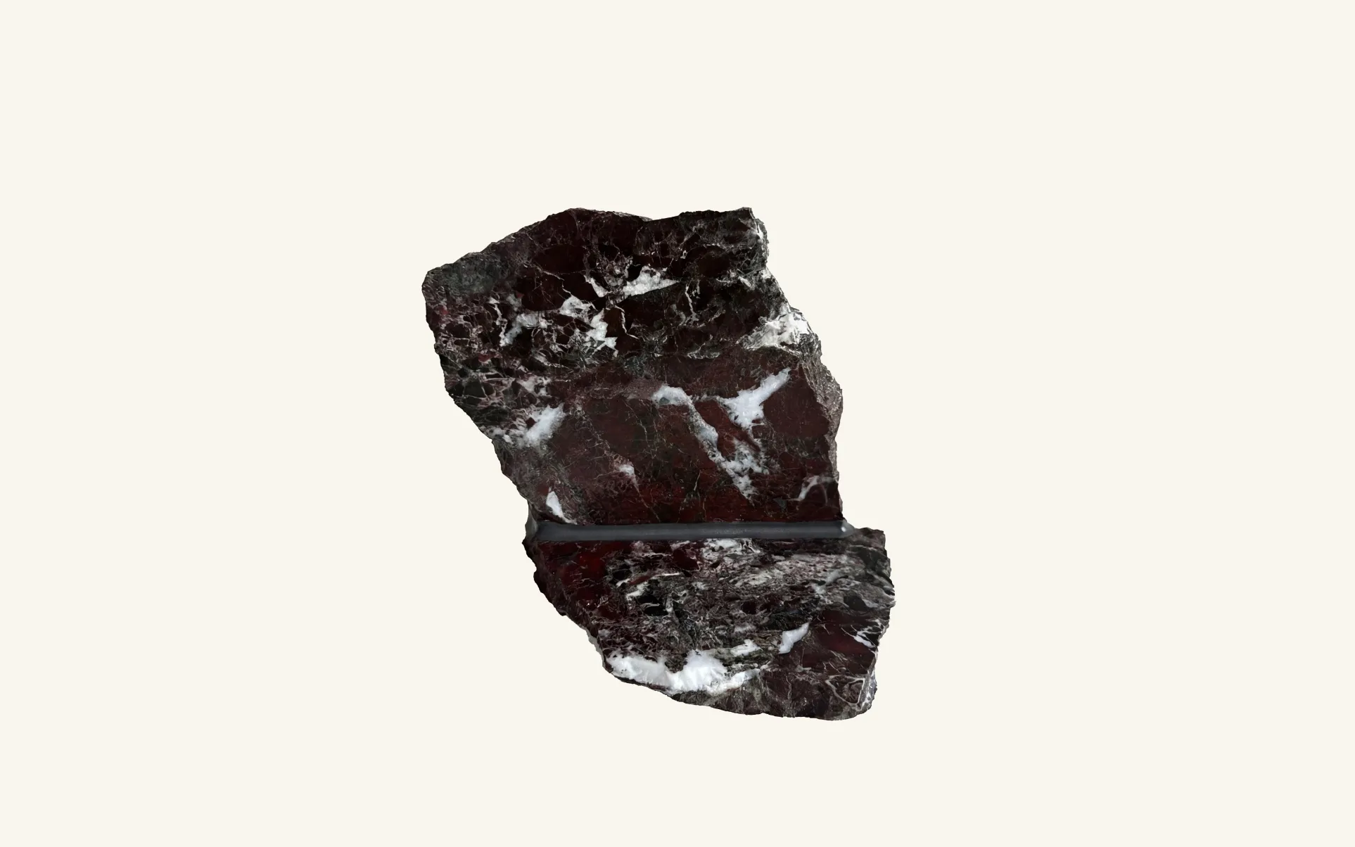 Seamless matching silicone sealant for Rosso Levanto marble surfaces by FugeMads