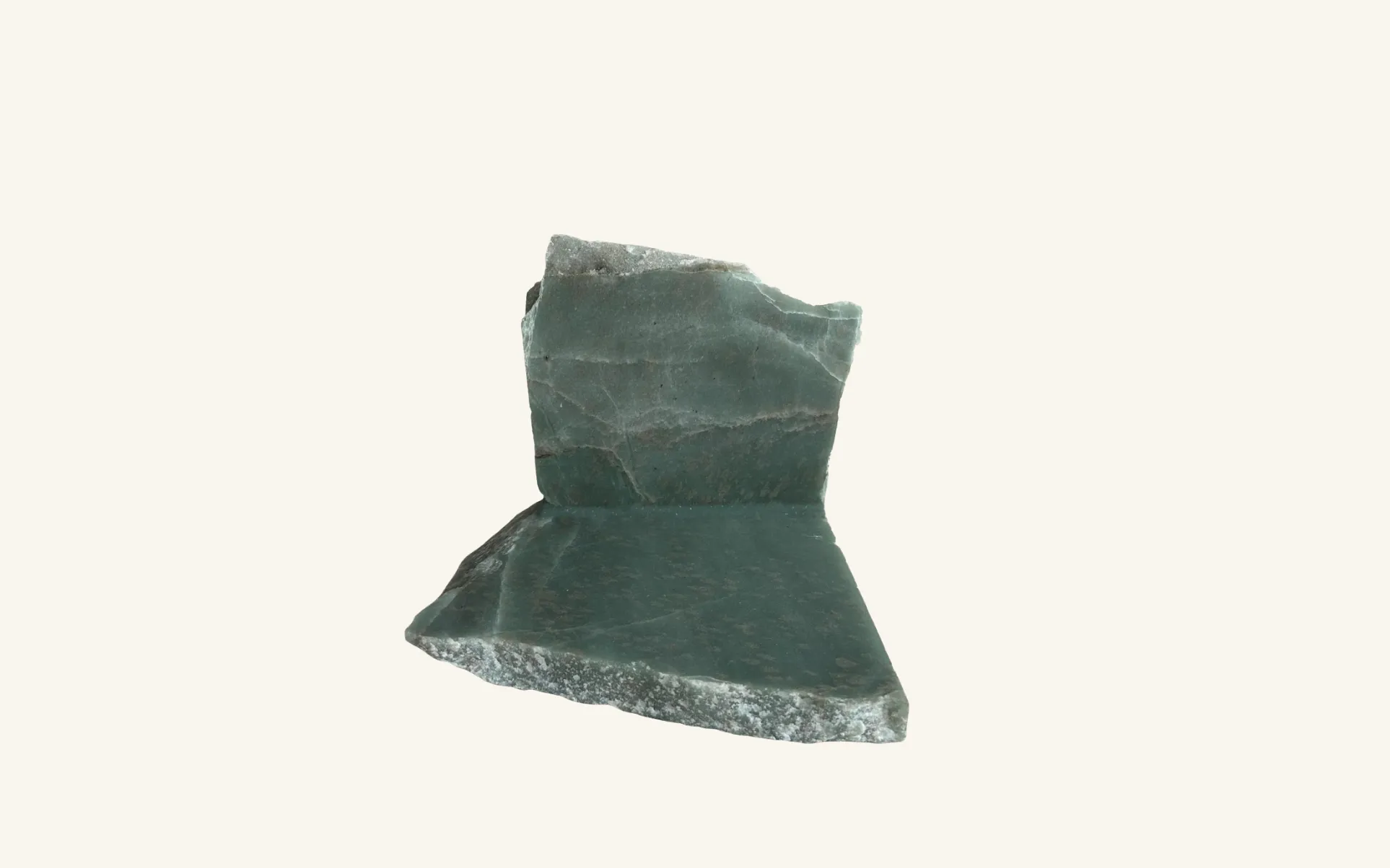 Seamless color-matched silicone for J'adore quartzite countertops by FugeMads