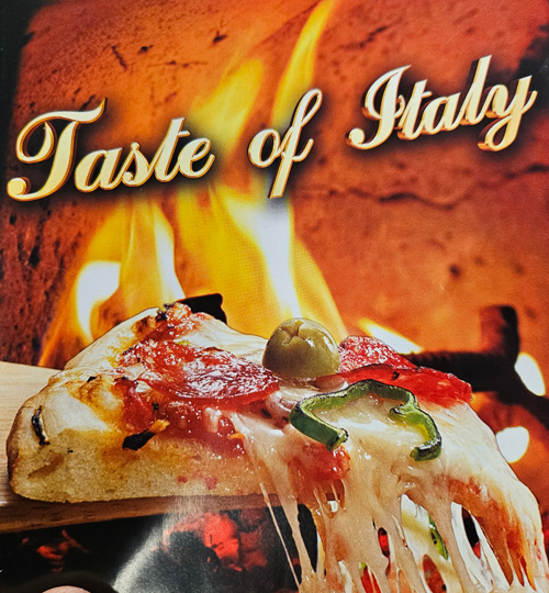 Taste of Italy logo.