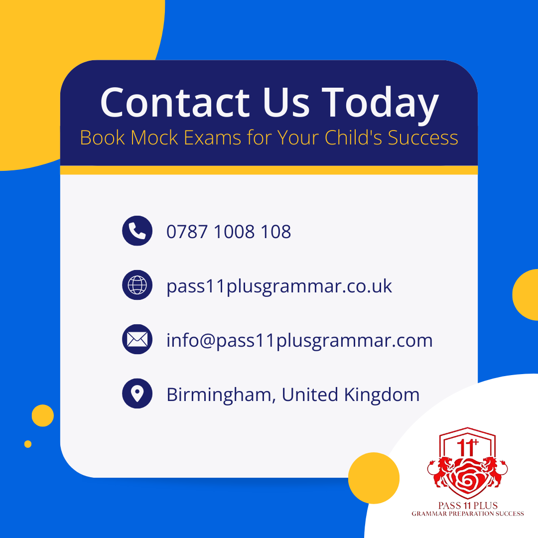 Pass 11 Plus Grammar Contact Us
