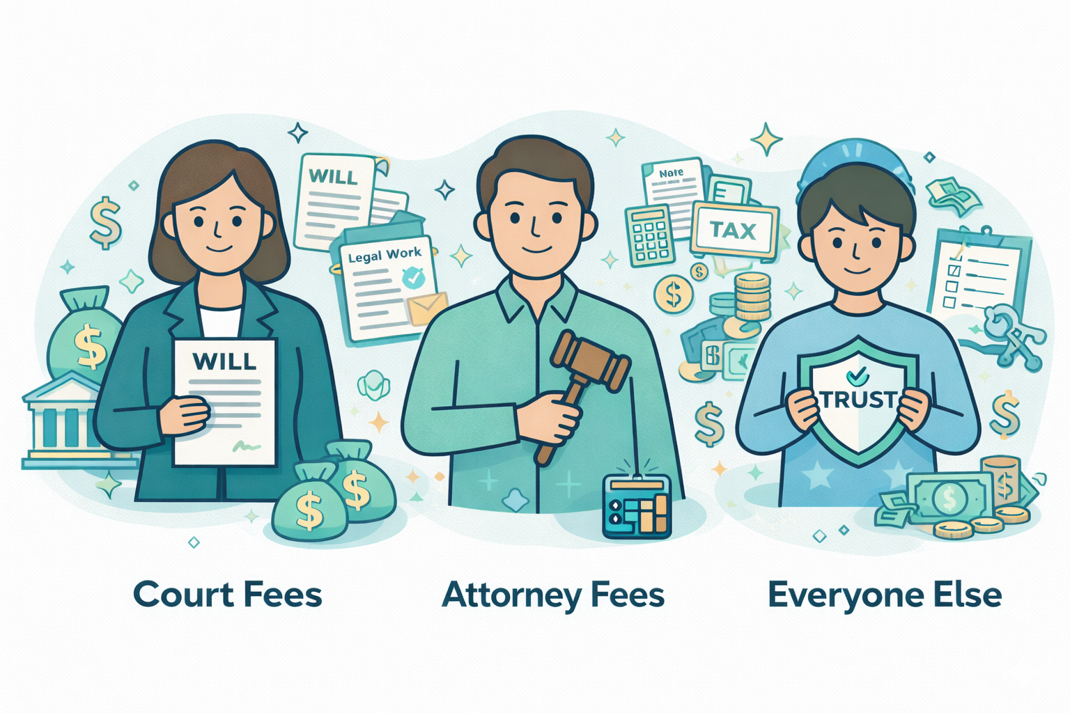 Image describing the blog post and its relevance to people who are currenting working to settle an estate (or will soon need to handle estate matters)