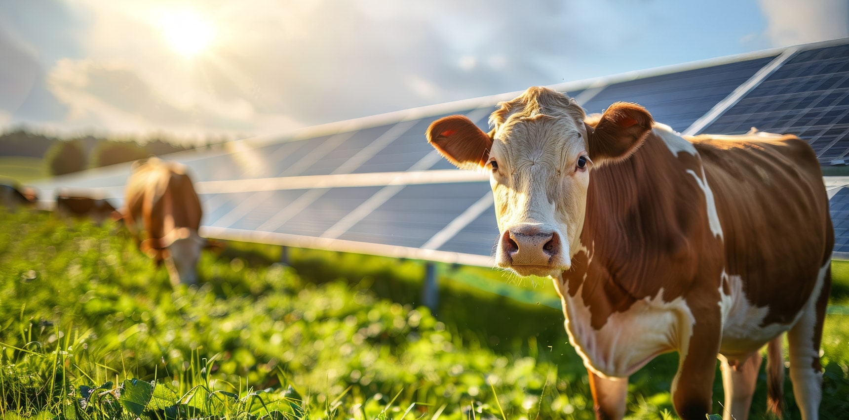 Agri-PV, Solarpark, Kuh