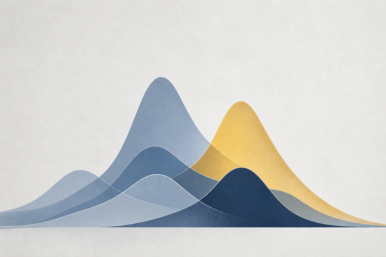 Layered distribution curves of health data