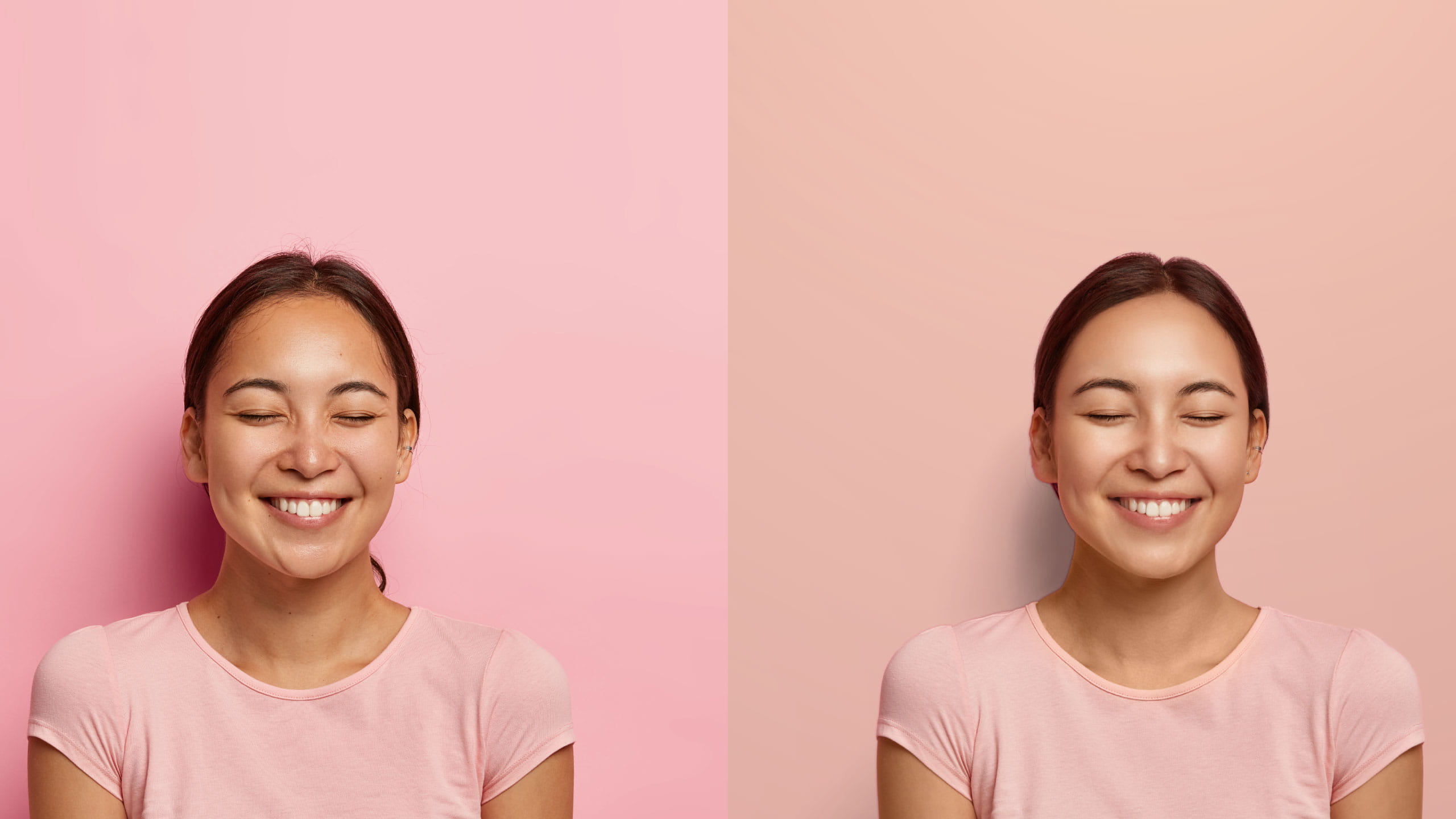 works - portrait retouch before and after