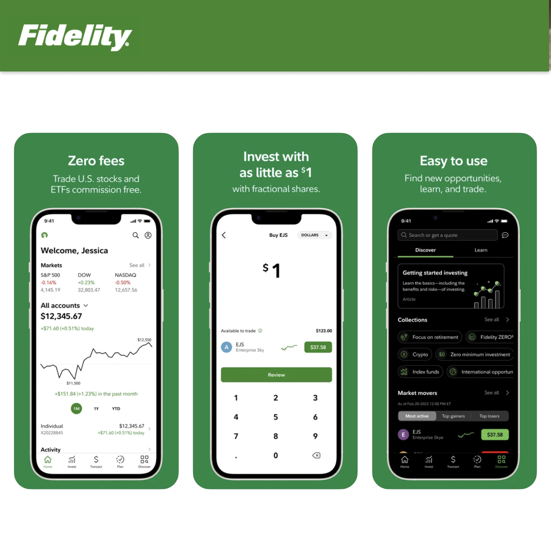 Fidelity - Coming soon