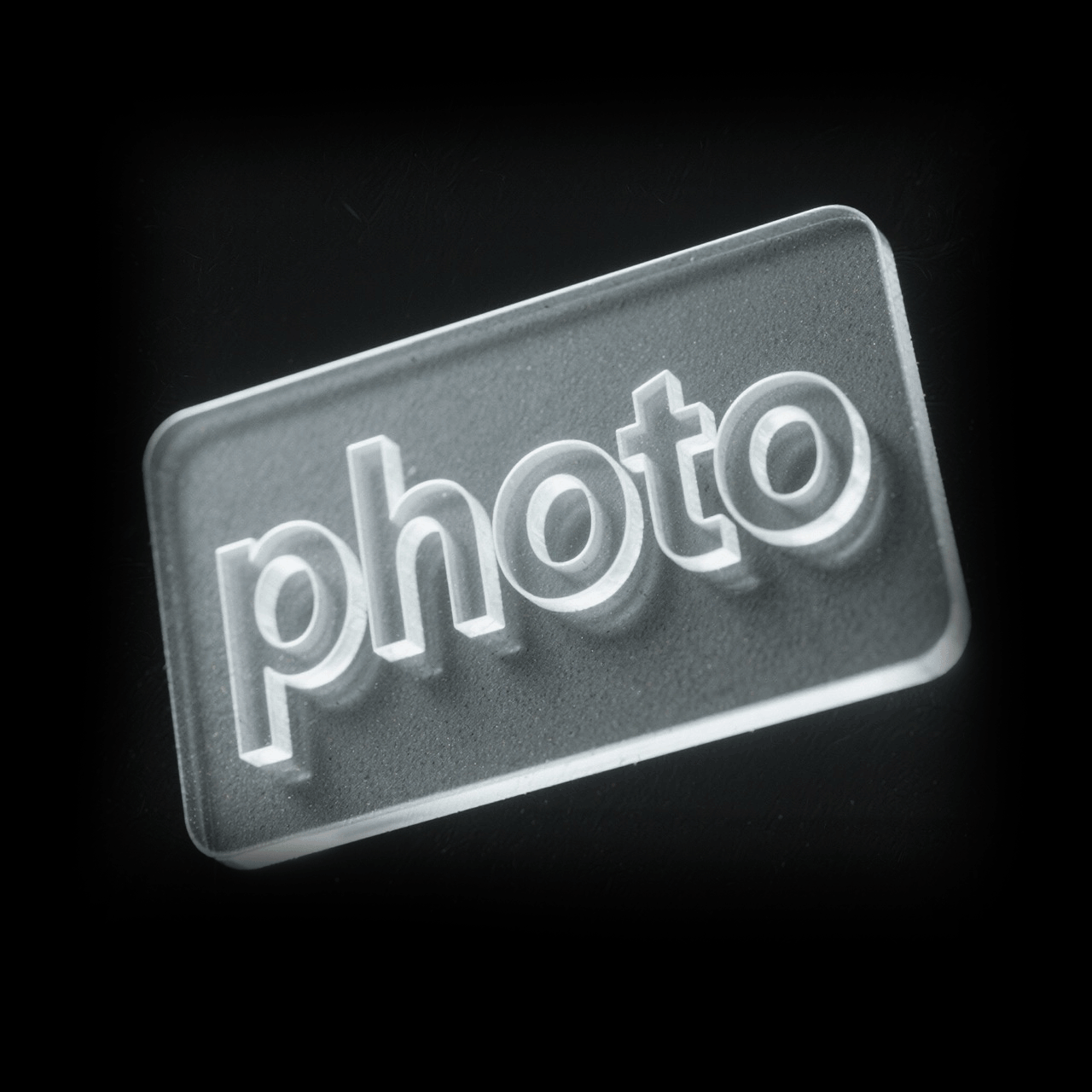 sign with the letters photo
