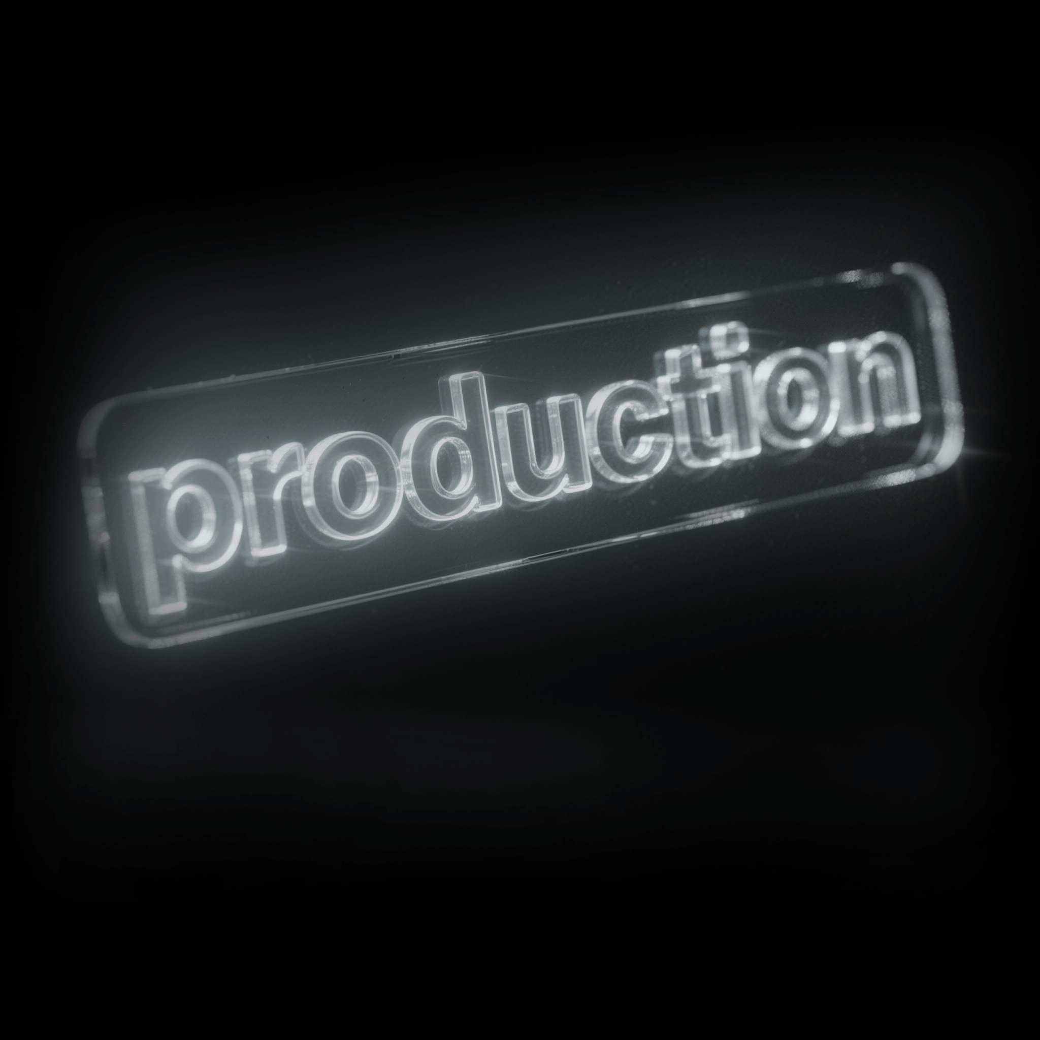 sign with the letters production