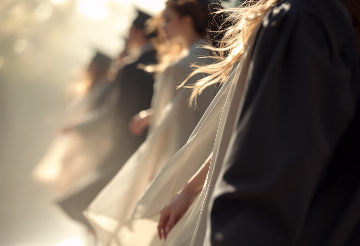 image of graduation ceremony (for a university)