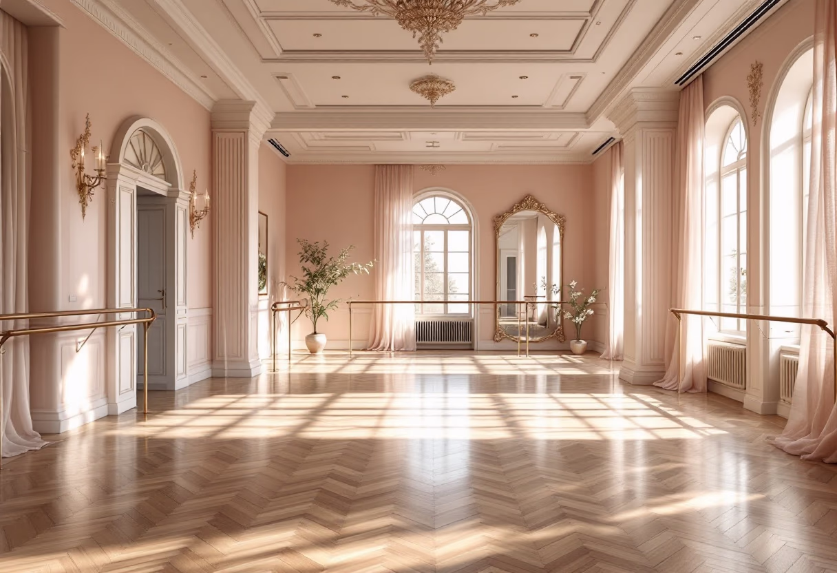 [background image] image of a dance studio interior