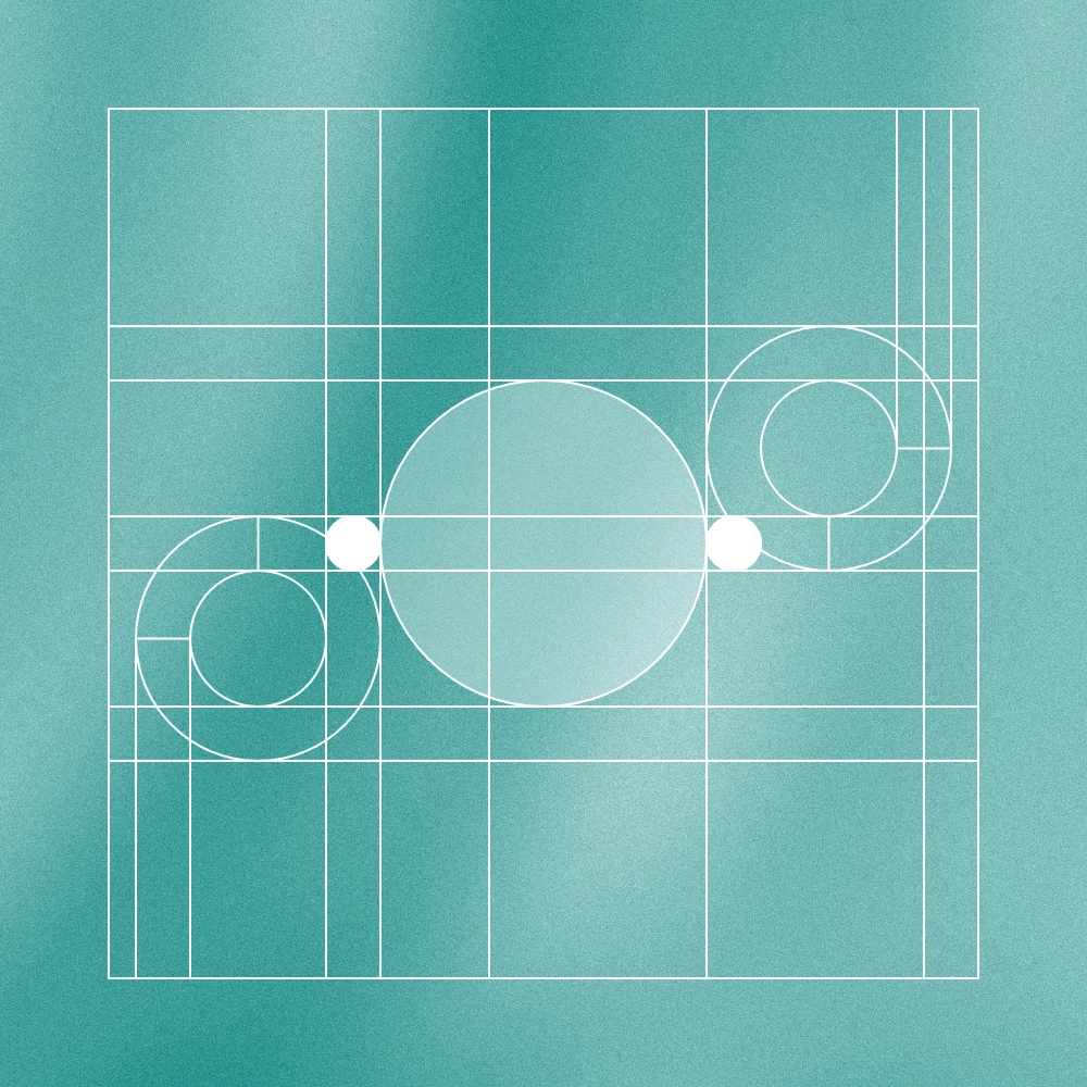 Abstract image with geometrical shapes