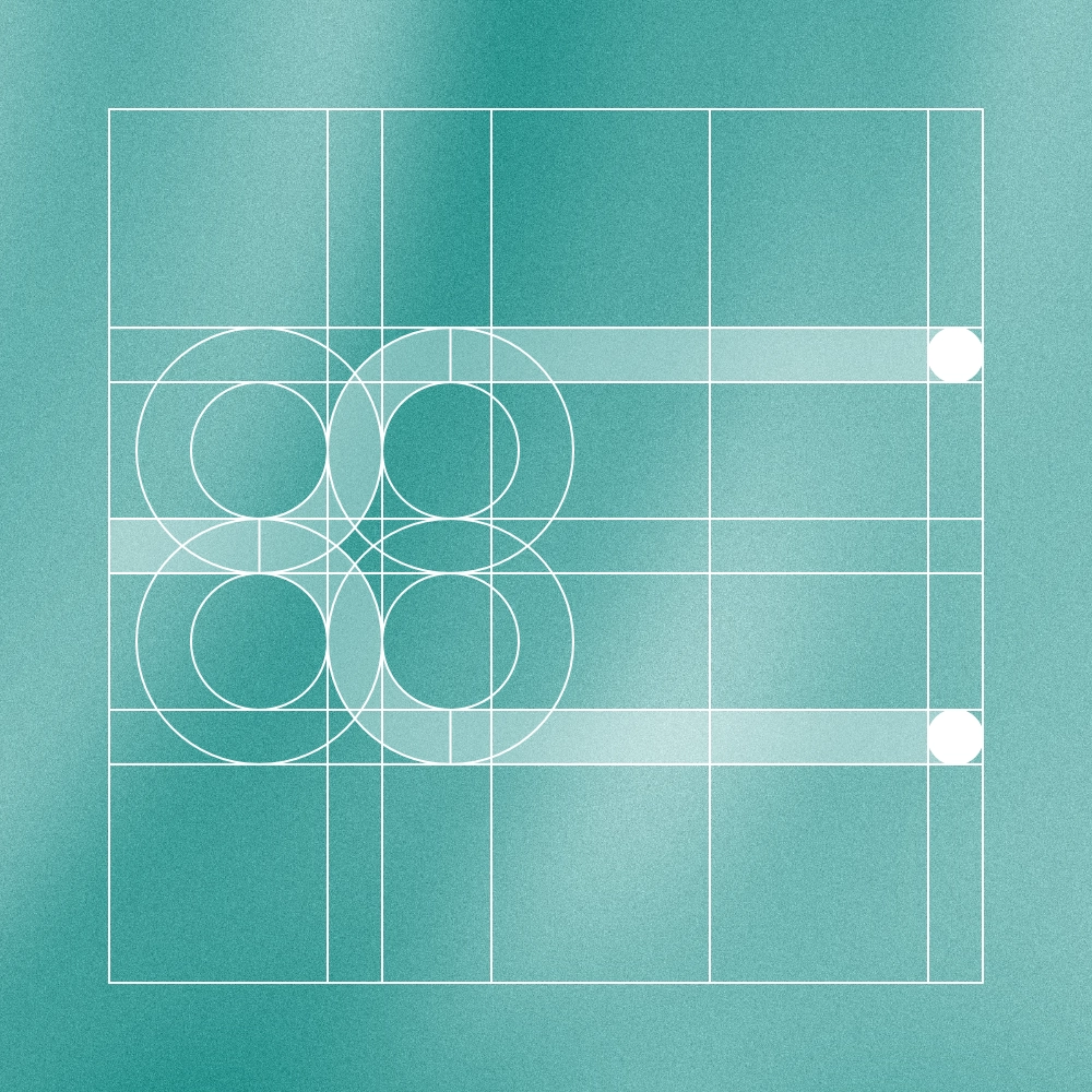 Abstract image with geometrical shapes