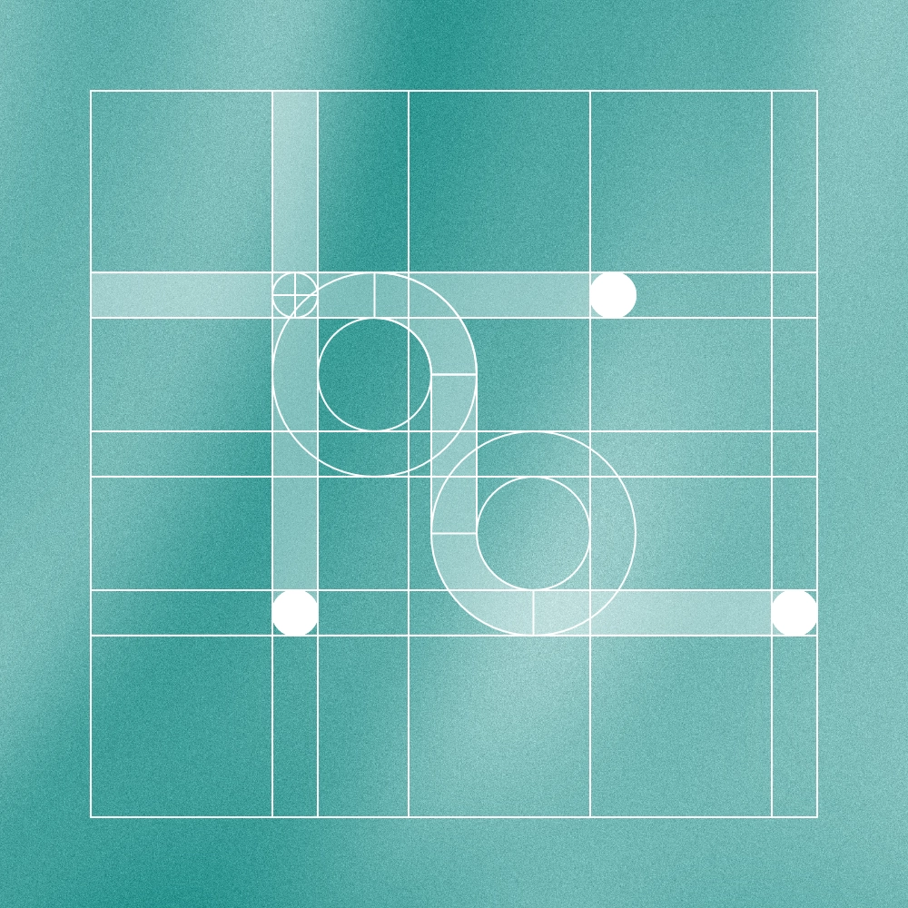 Abstract image with geometrical shapes