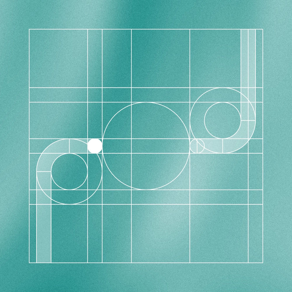 Abstract image with geometrical shapes