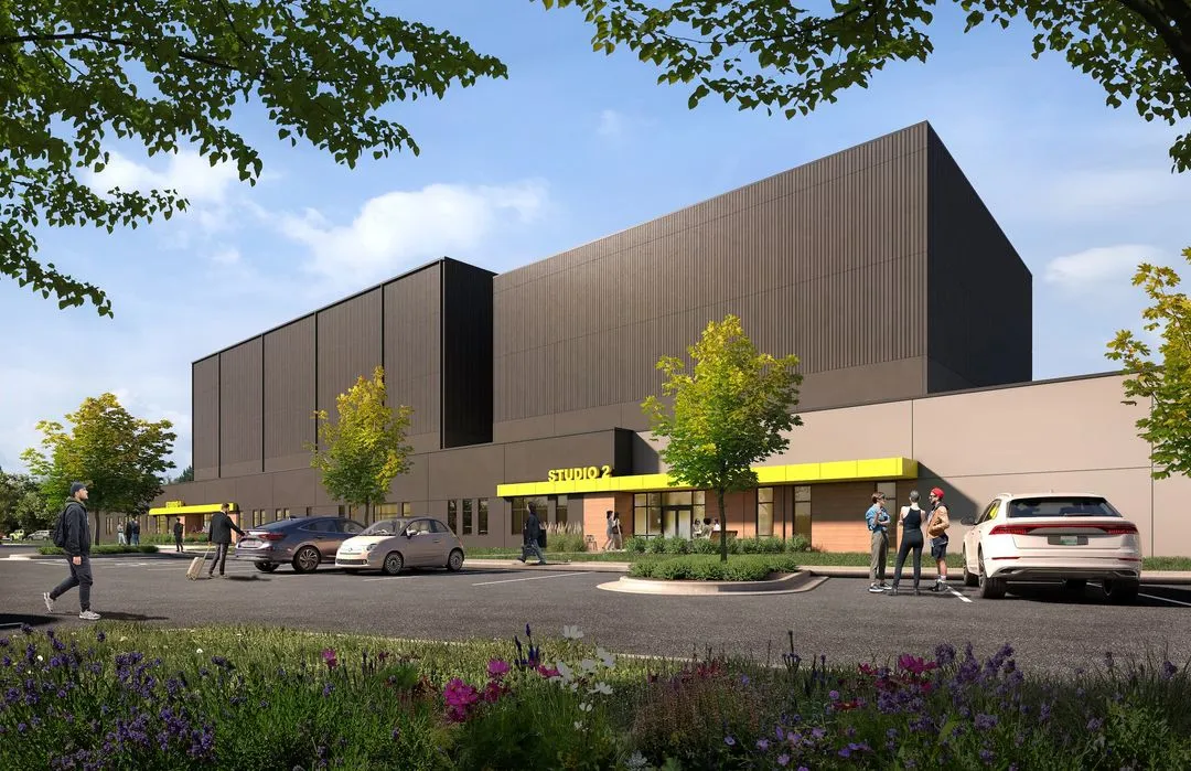 Exterior rendering of Rock Nashville Studios 1 and 2