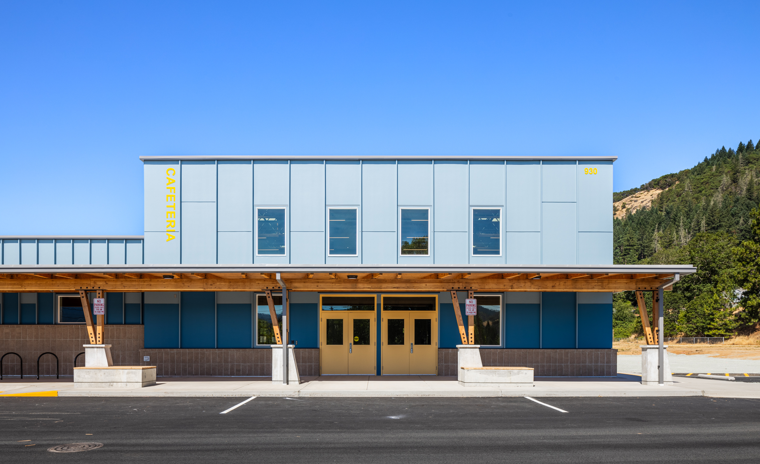 Coffenberry School Architectural Photography of New Gym
