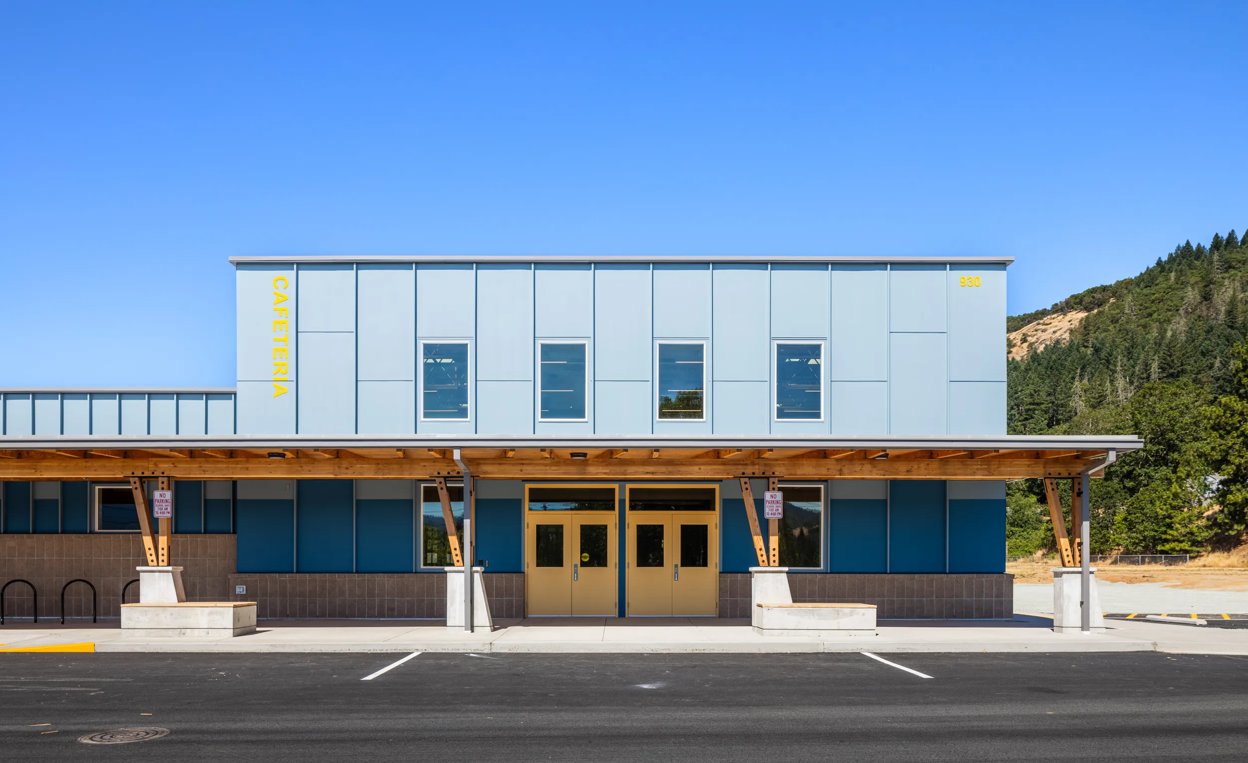Coffenberry School Architectural Photography of New Gym