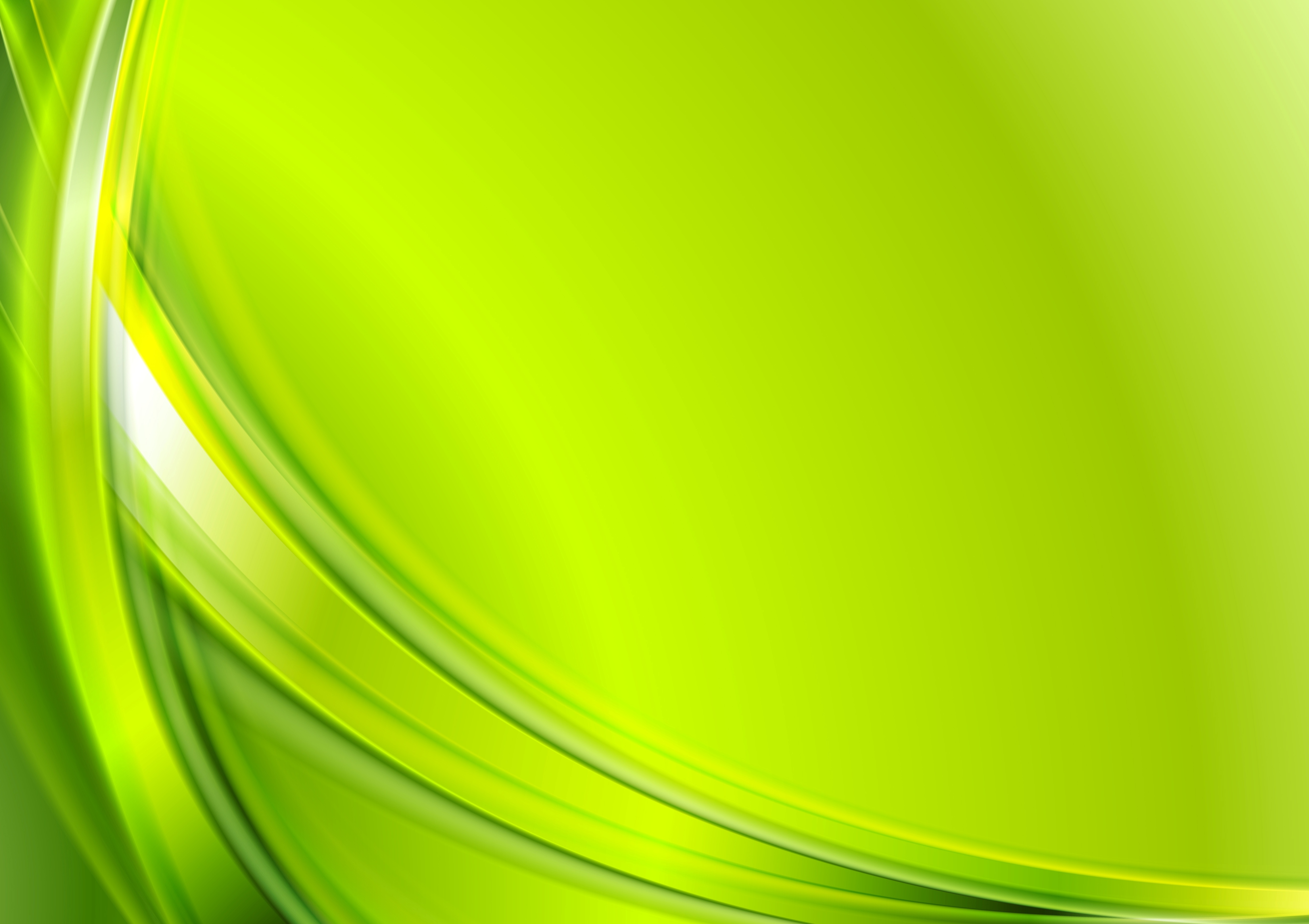 A green background with a curved design.