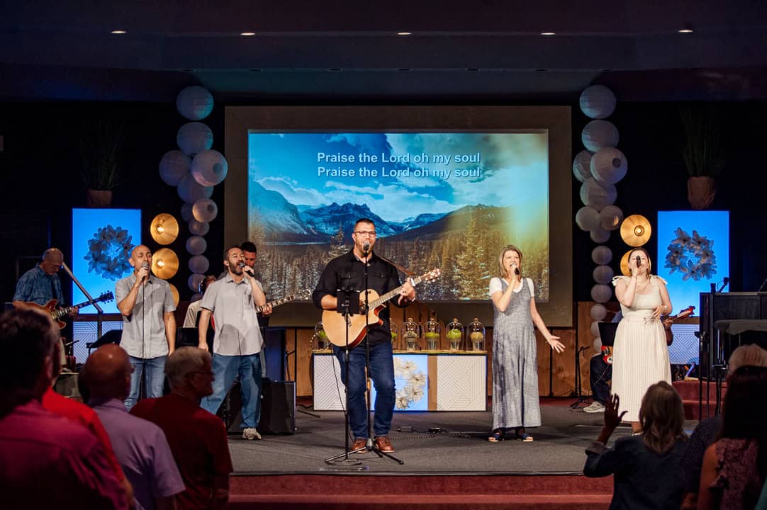 Worship Team at Richfield Community Church in Yorba Linda, California