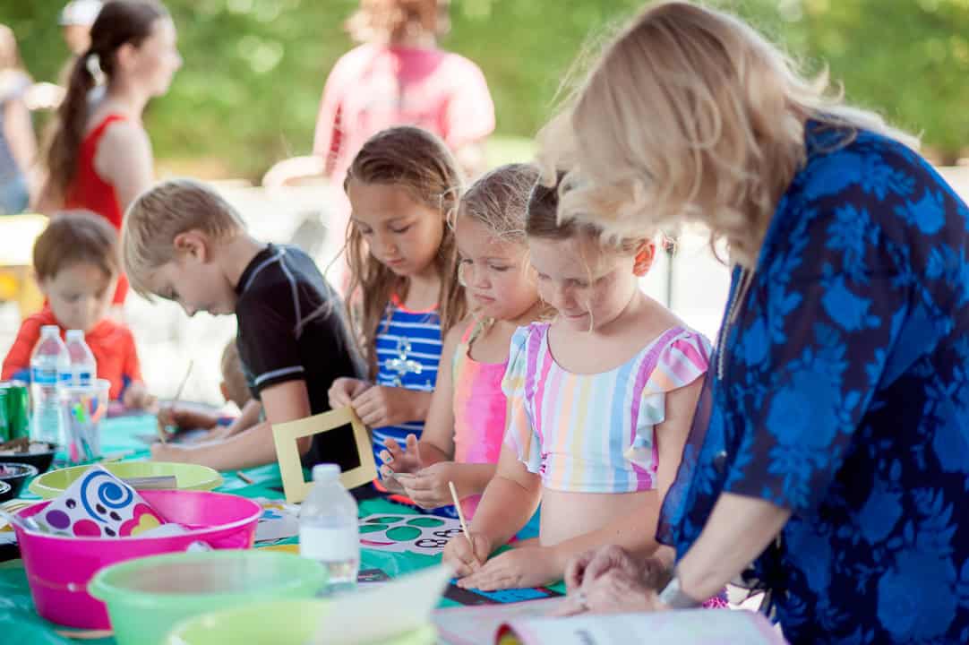 Children at Richfield Community Church in Yorba Linda, California