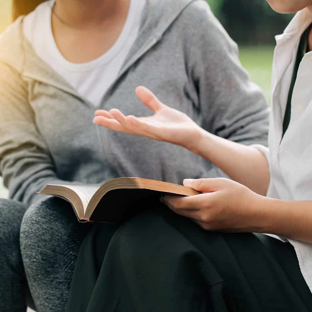 Women Discussing the Bible