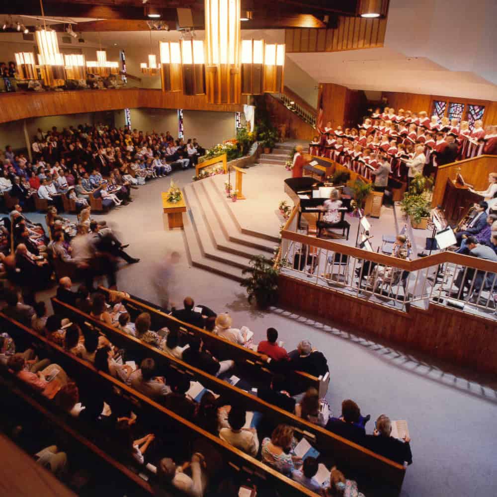 Historical Sanctuary at Richfield Community Church in Yorba Linda, California