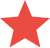 Star rating icon.