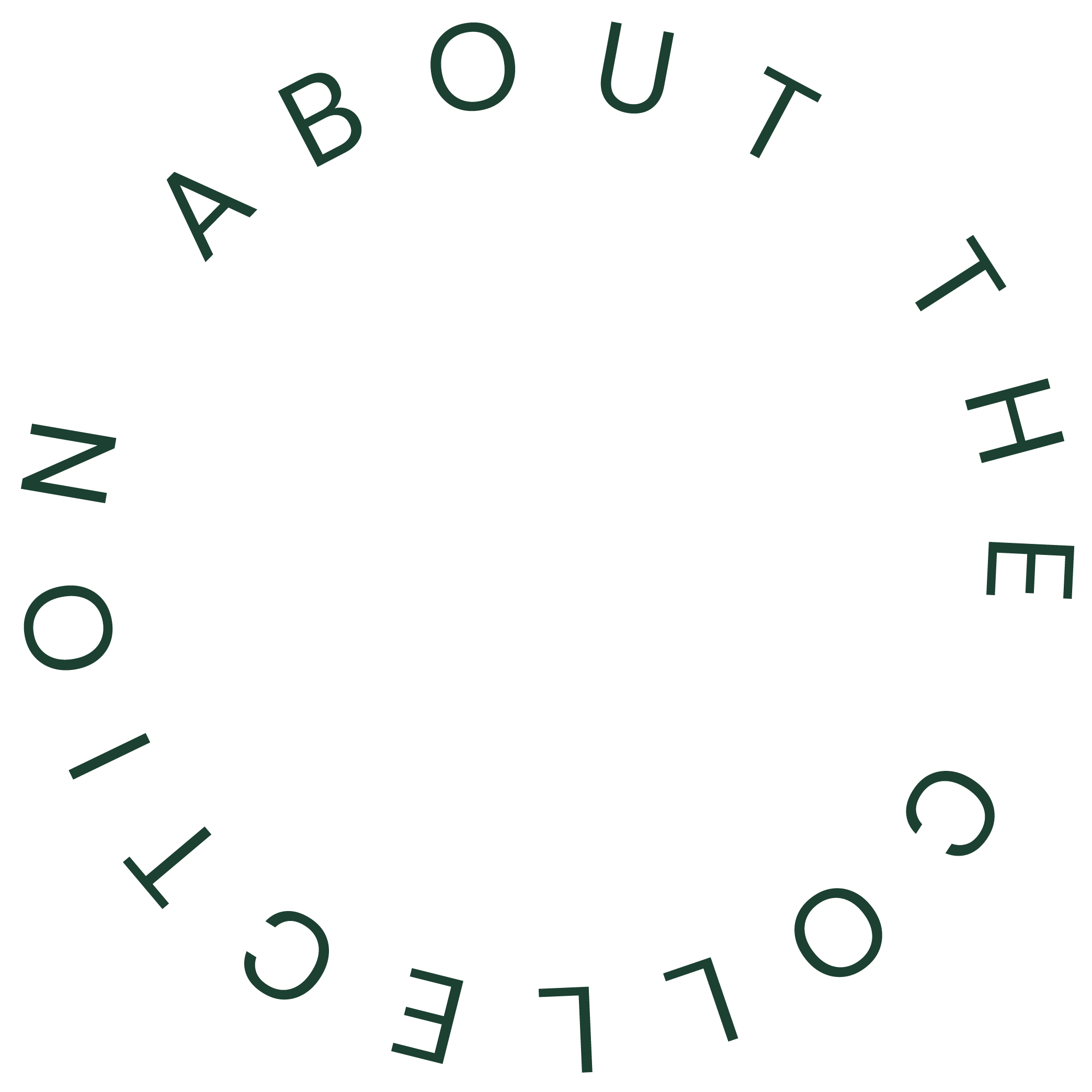 a button that says "about the collection"