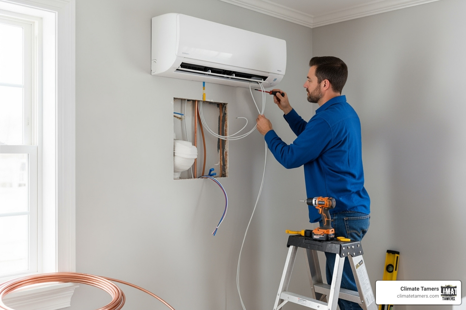 How to Install a Ductless Mini-Split: Your Weekend Project