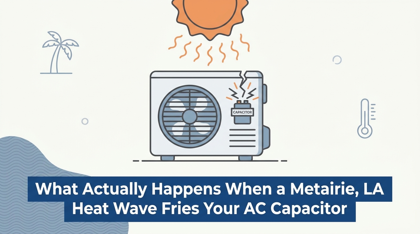 What Actually Happens When a Metairie Heat Wave Fries Your AC Capacitor