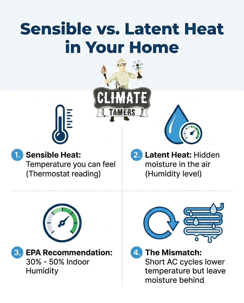 Sensible vs. Latent Heat in Your Home