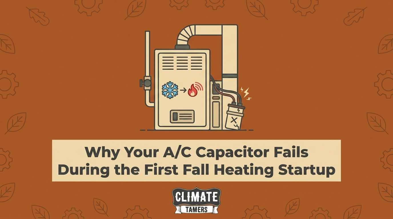 Why Your A/C Capacitor Fails During the First Fall Heating Startup