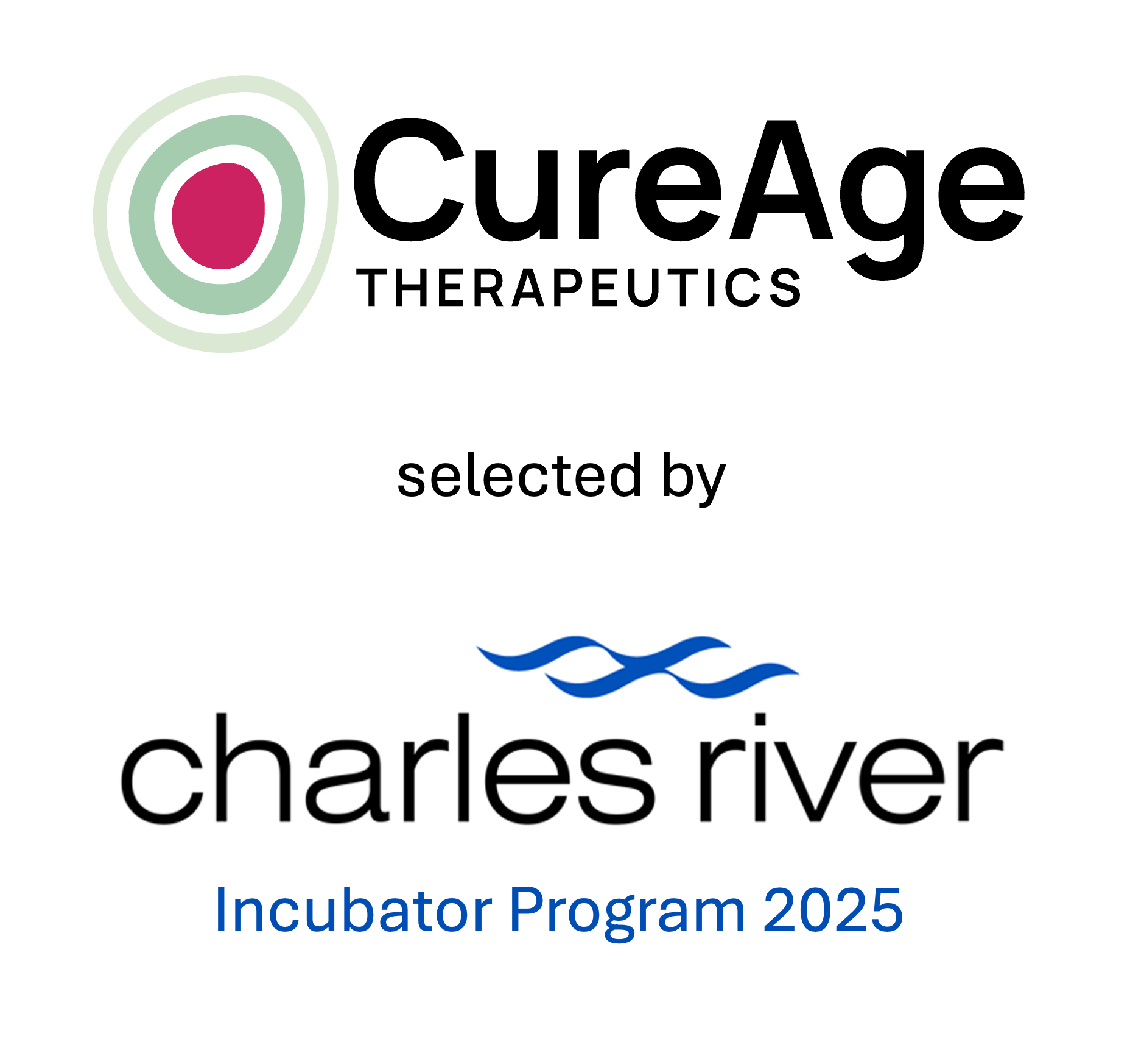 Charles River Announces Selection of CureAge for Their Global Cell & Gene Therapy Incubator