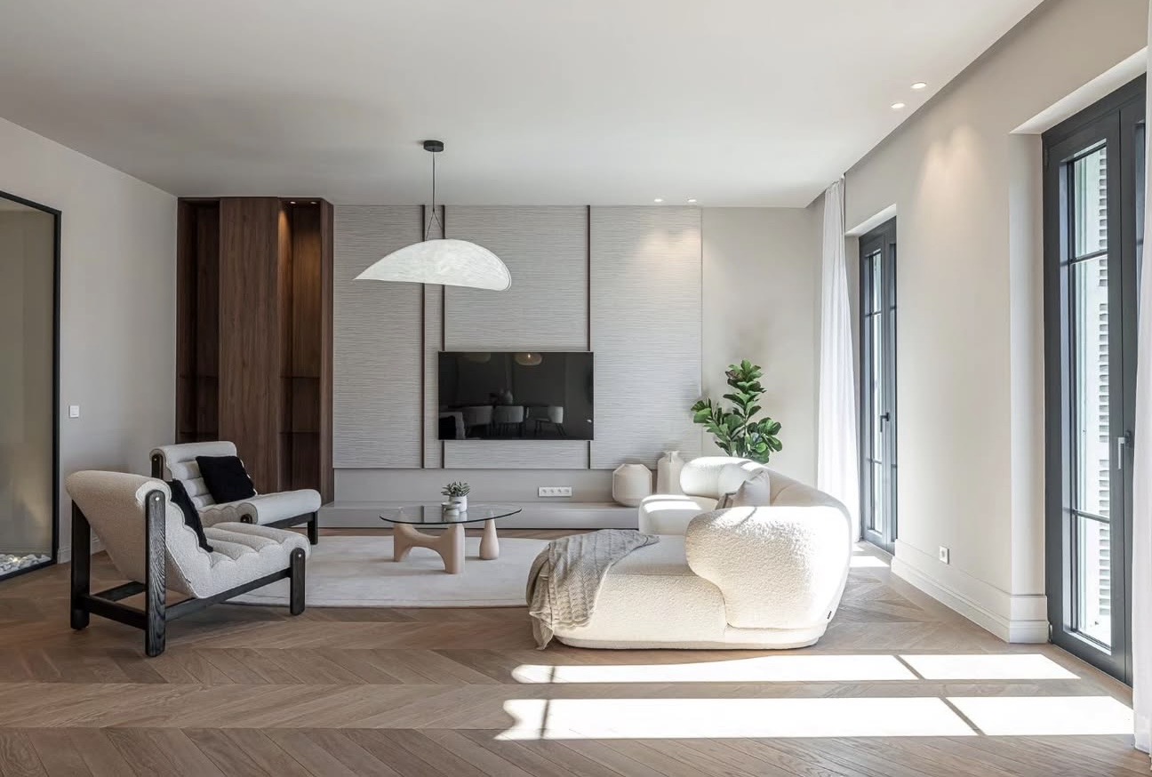 image of a cozy winter living room setup