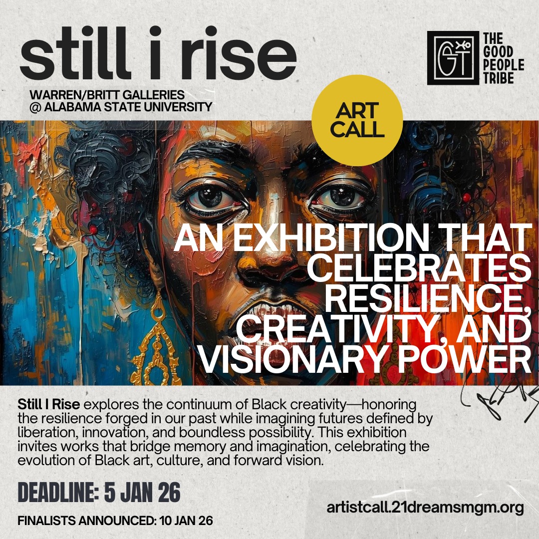 People observing hanging columns in an architectural space, wearing casual attire.