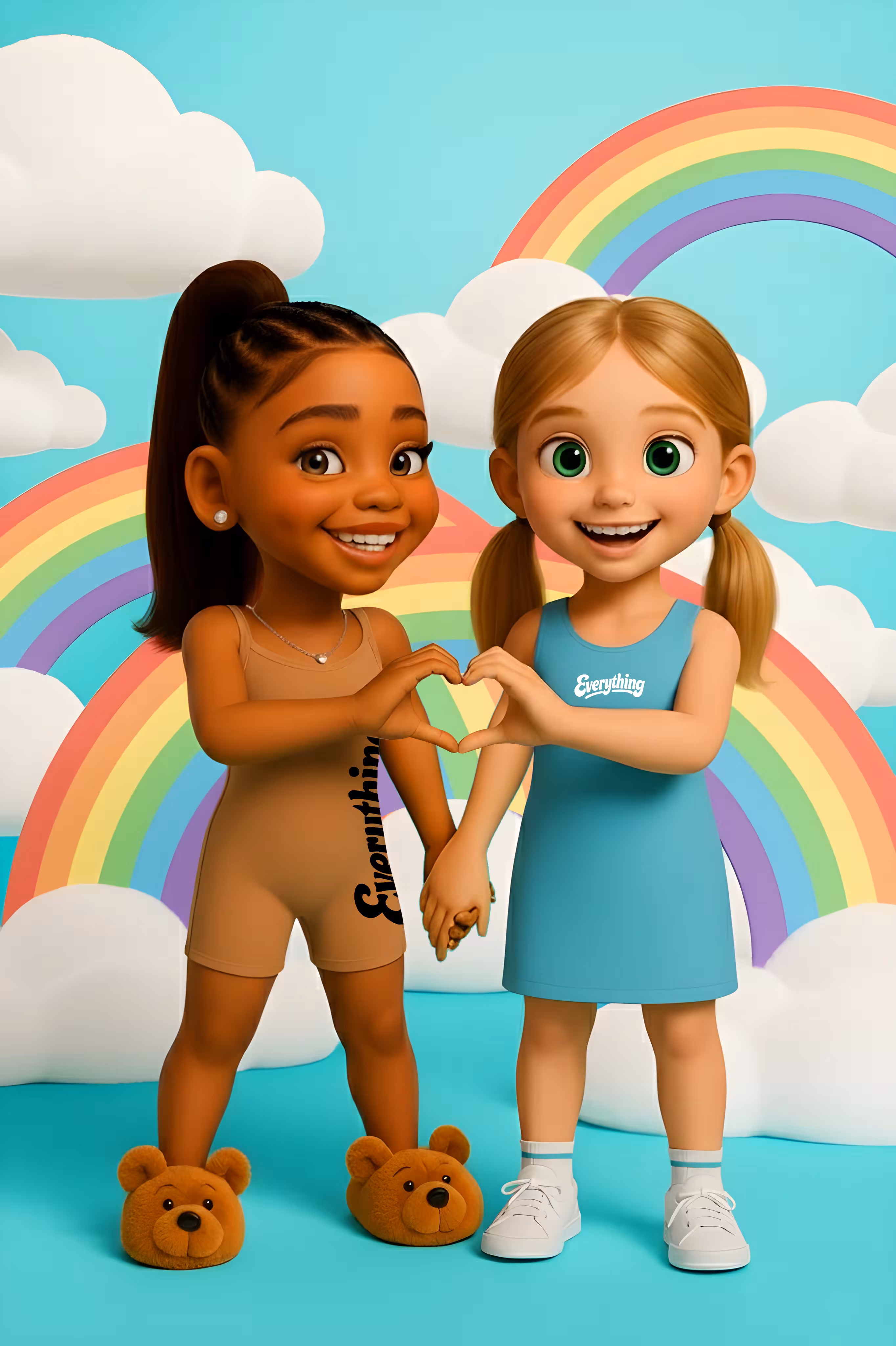 Rayne Bowe best friends rainbow mission image