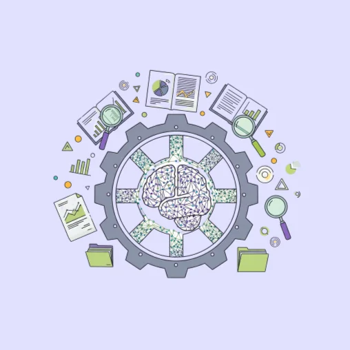 Scale My Marketing AI-optimized content icon showing structured, factual content creation.