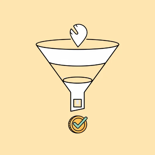 Scale My Marketing icon showing LinkedIn lead conversion and seamless handoff to sales team.