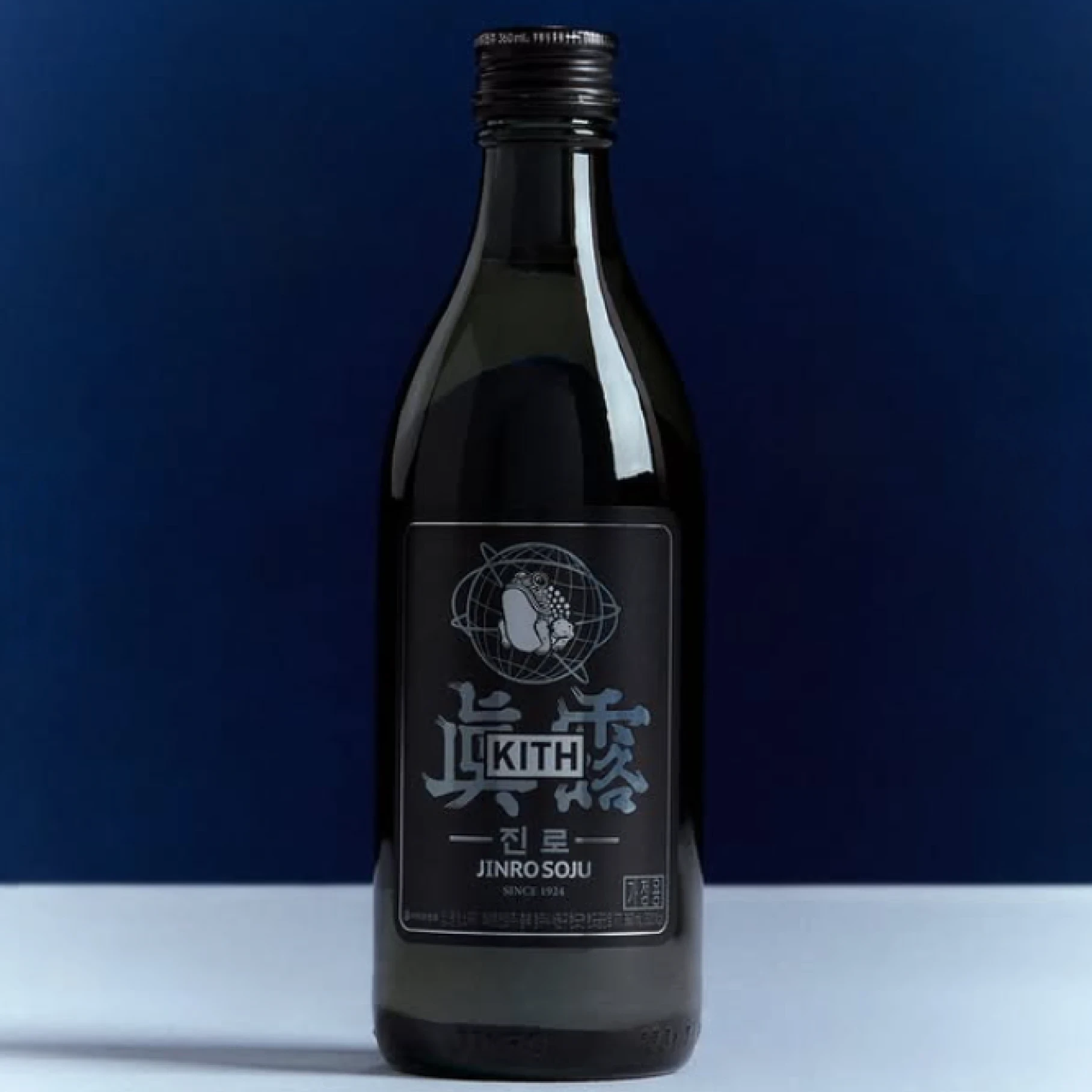 Kith x Jinro Soju black bottle