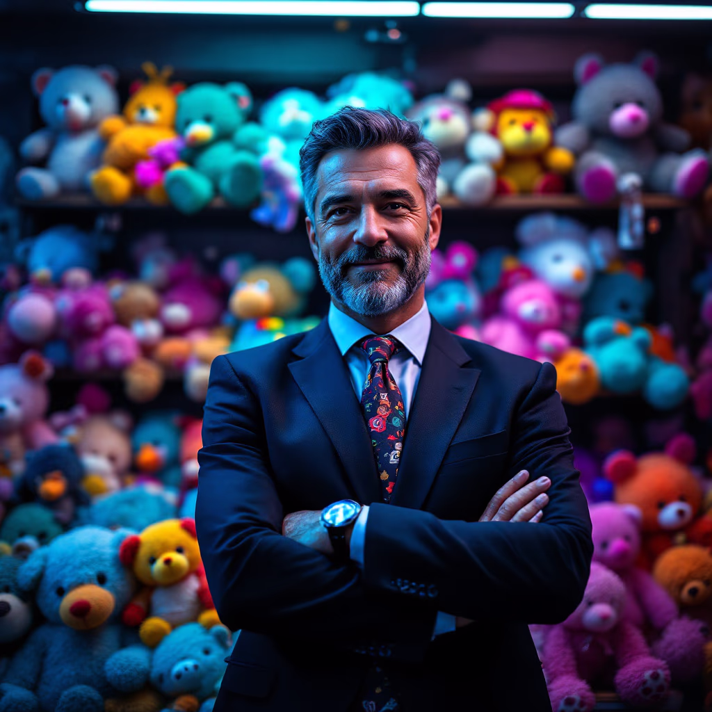 [team] image of store owner or staff (for a toys & game store)