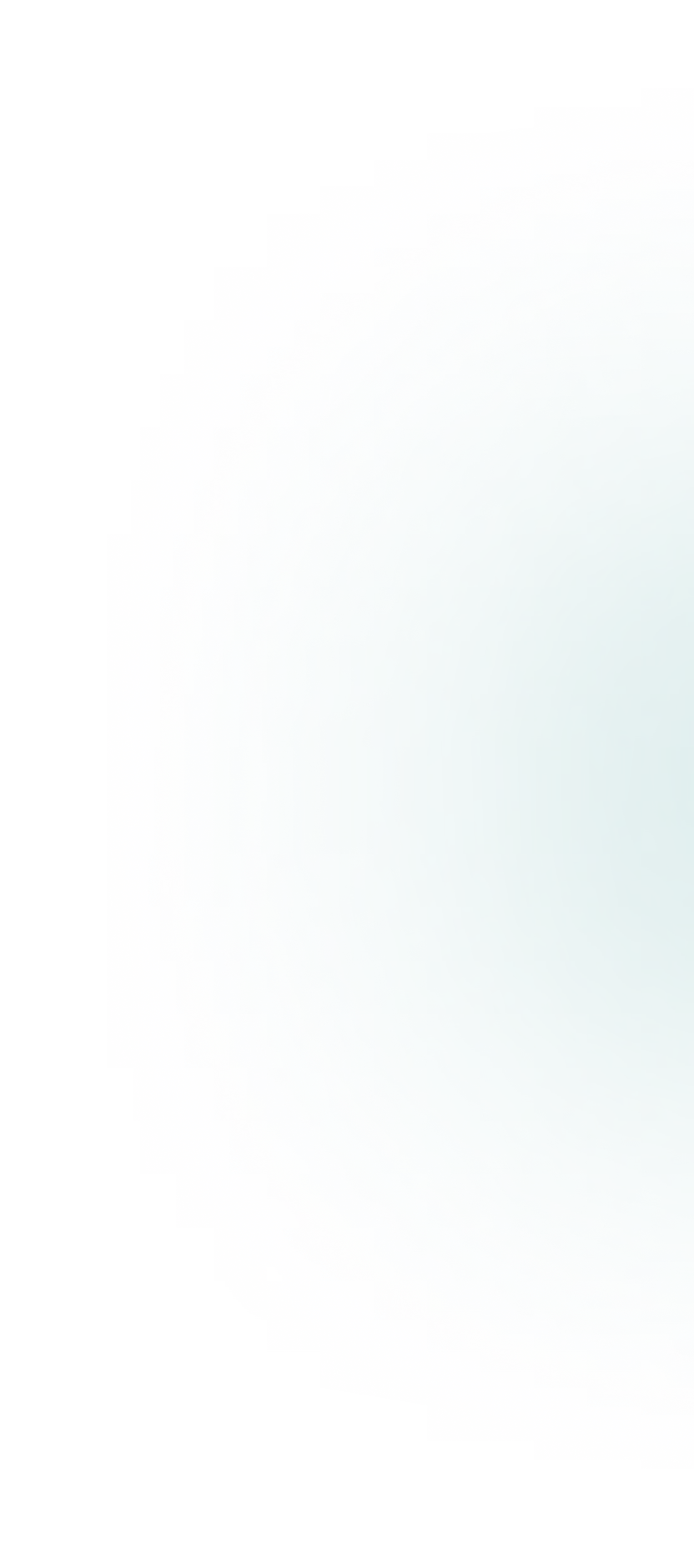 Close-up of the edge of a textured teal-green circular object with a blue and green woven border.