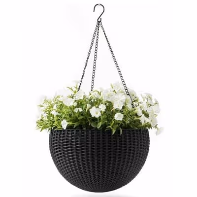 Rattan Hanging Pots
