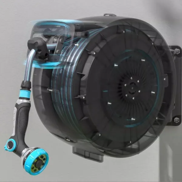 Wall-Mounted Hose Reels Structure