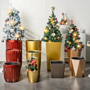 Modern Self-Watering Planters