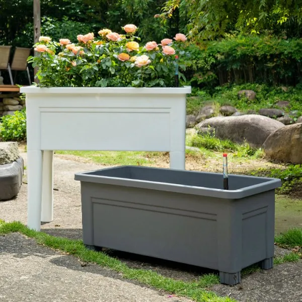 Outdoor Self-Watering Planters