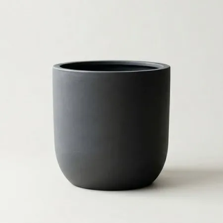 Round floor plant pot for diameter and height comparison