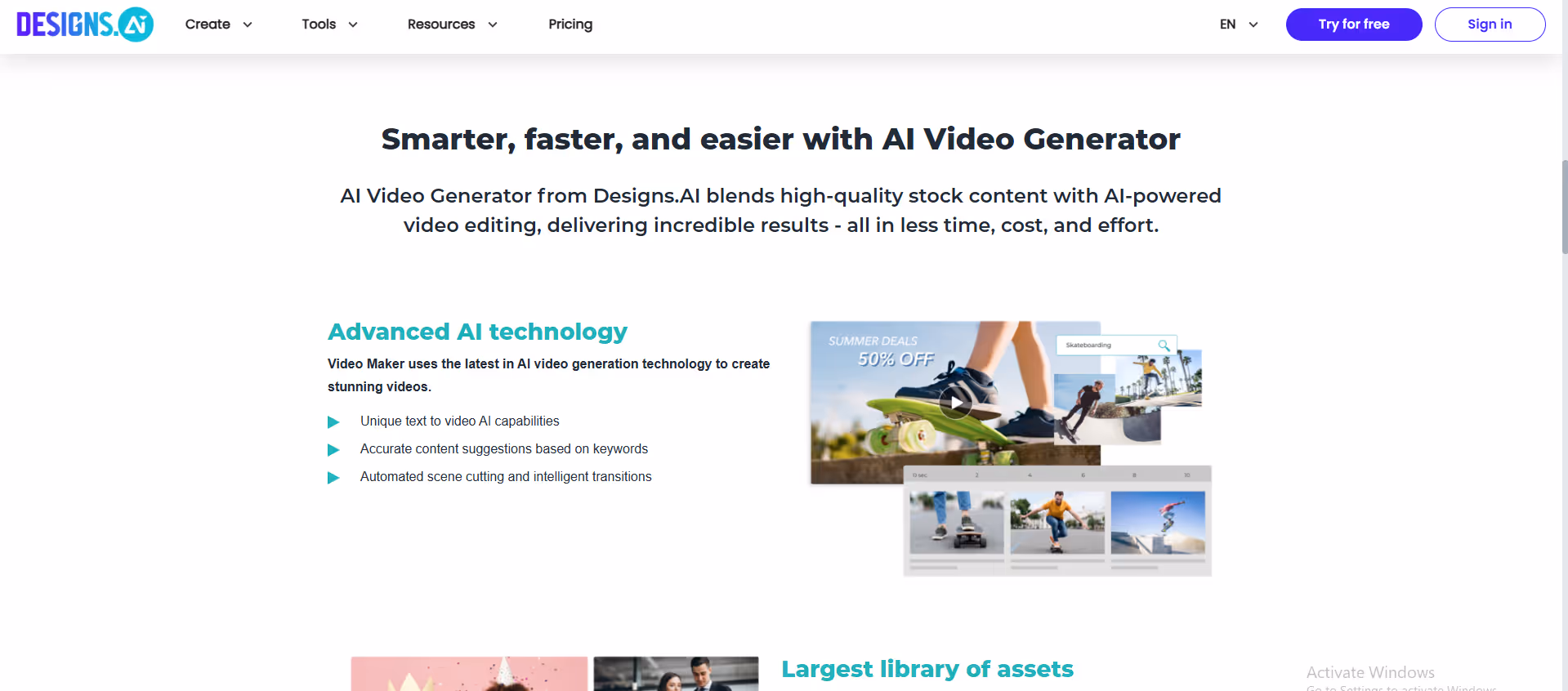 Designs.ai Videomaker